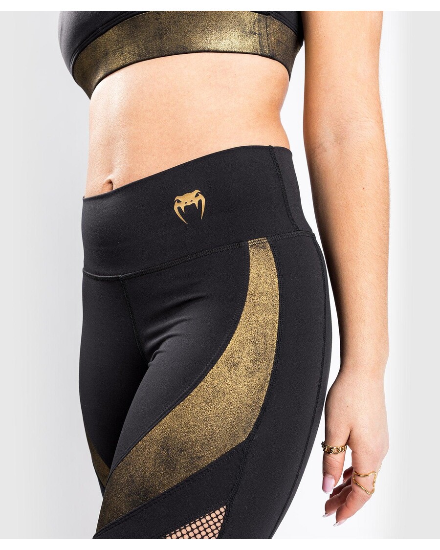 Venum ライトニング レギンス 7/8 - 女性用 - ブラック/ゴールド