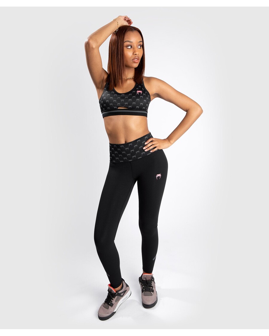 Legging Monogram Venum - Hitam/emas Merah Muda
