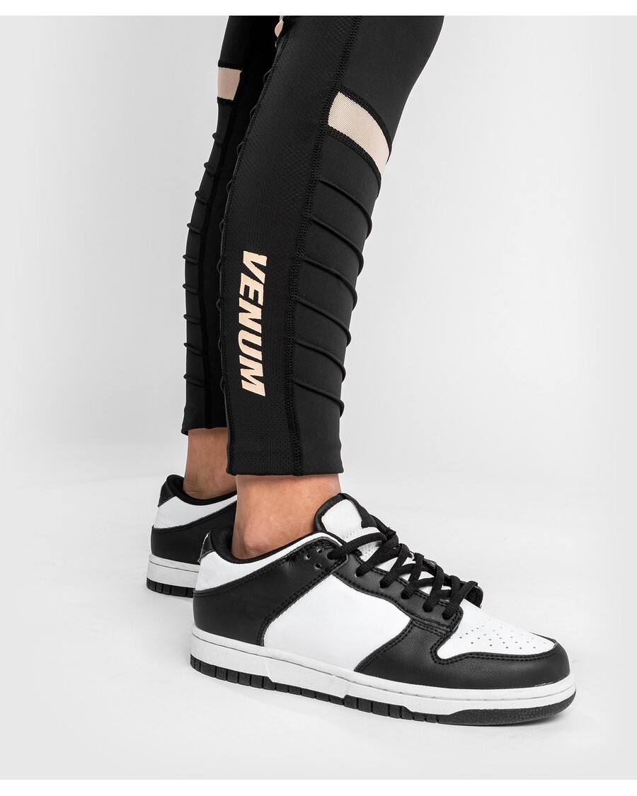 Jambiere Moto Venum 7/8 - Pentru Femei - Negru/nisip