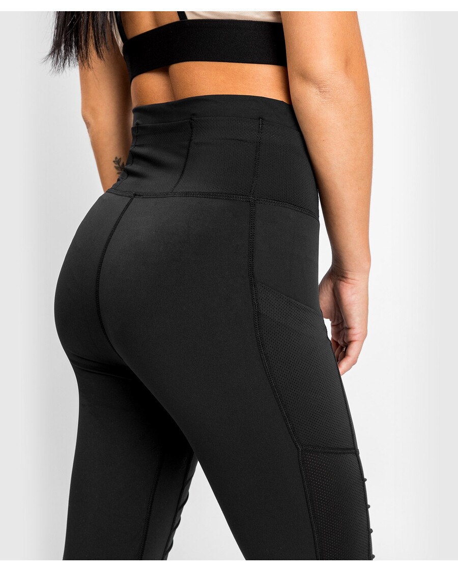 Jambiere Moto Venum 7/8 - Pentru Femei - Negru/nisip