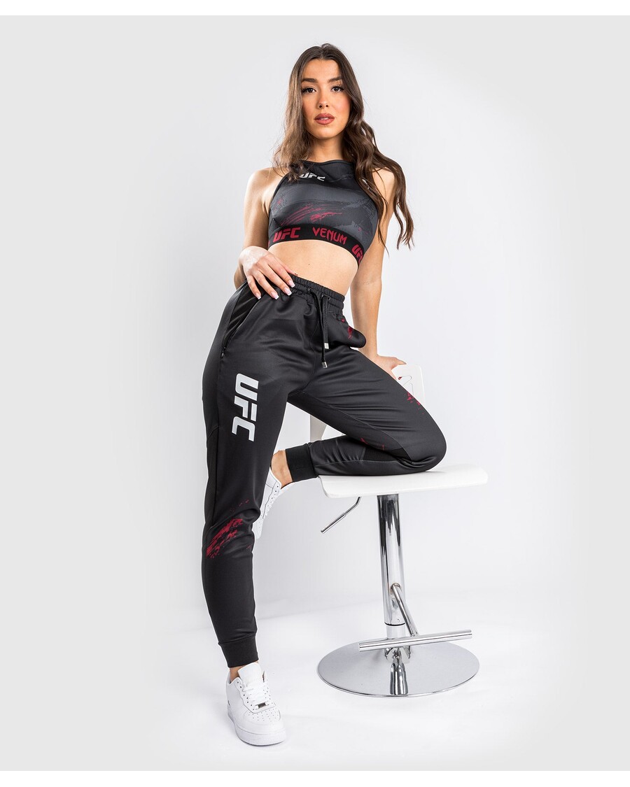 Celana Wanita UFC Venum Authentic Fight Week 2.0 - Hitam/Merah