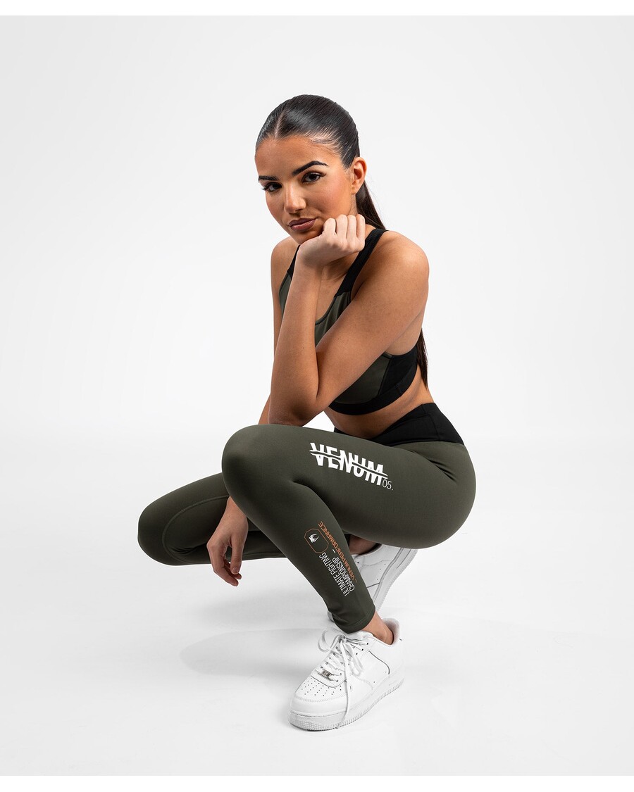 UFC アドレナリン By ヴェナム ファイト ウィーク ウィメンズ パフォーマンス タイト - カーキ/ブロンズ