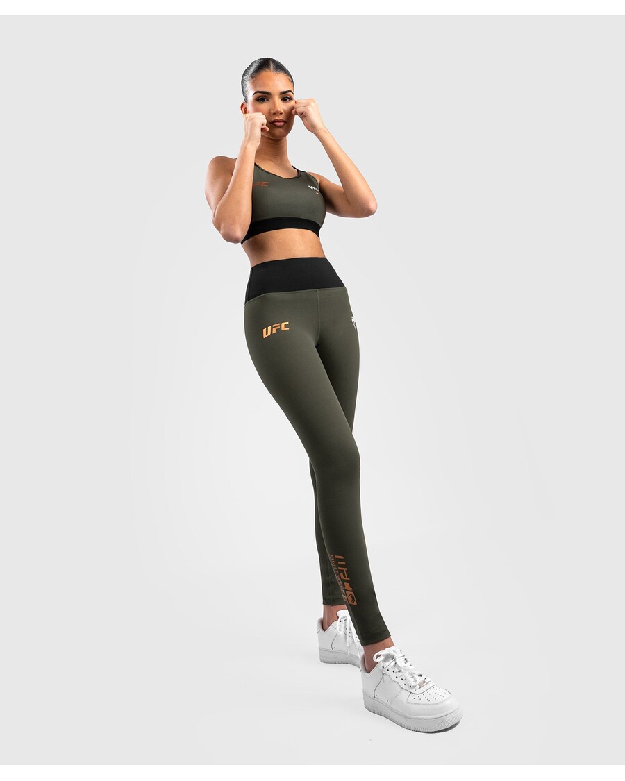UFC アドレナリン By ヴェナム ファイト ウィーク ウィメンズ パフォーマンス タイト - カーキ/ブロンズ