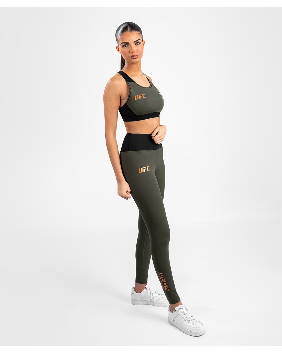 UFC アドレナリン By ヴェナム ファイト ウィーク ウィメンズ パフォーマンス タイト - カーキ/ブロンズ