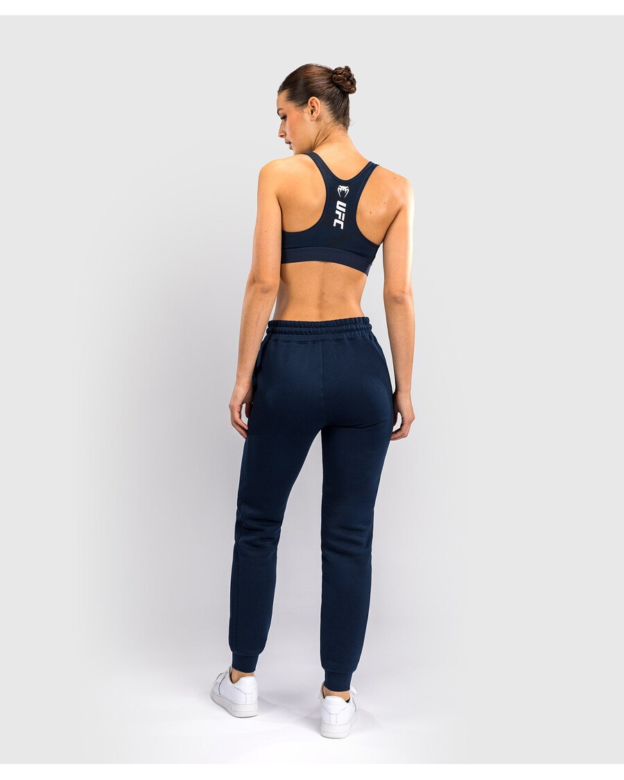 Дамски памучен панталон Ufc Fusion By Venum Fight Week - плътно океанско синьо