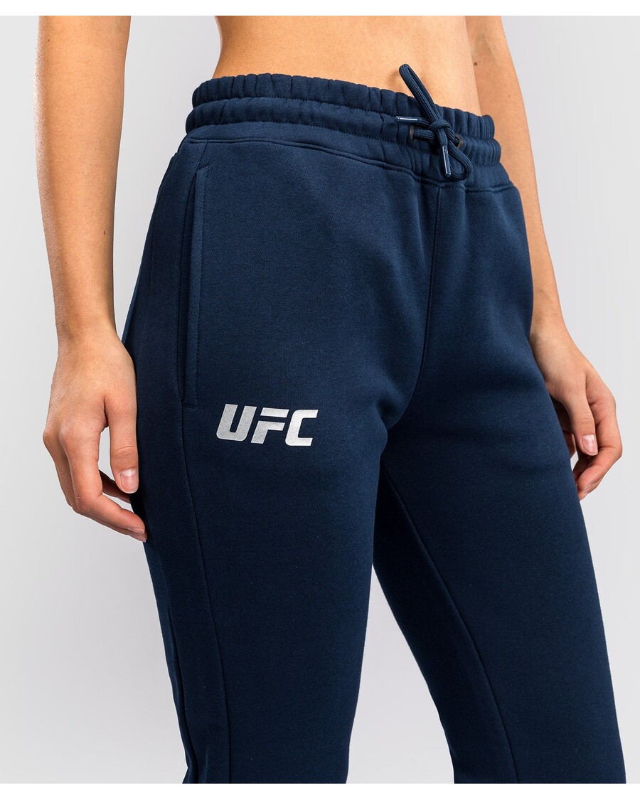 Дамски памучен панталон Ufc Fusion By Venum Fight Week - плътно океанско синьо