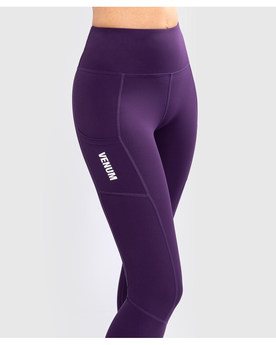 Venum Essential 女性用パフォーマンスレギンス - ディープパープル