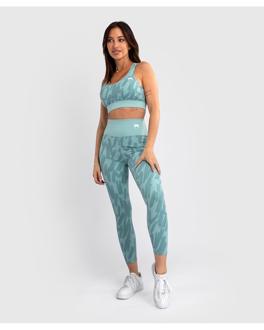 Legging 7/8 Wanita Venum Graffiti - Aqua