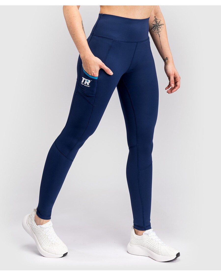 Venum X Top Rank Original Women's Full-Length Leggings - Navy Blue