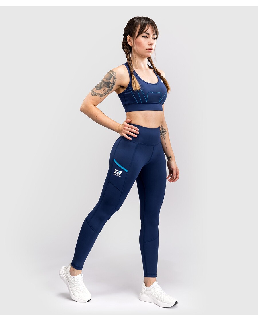 Venum X Top Rank Original Women's 7/8 Leggings - Navy Blue