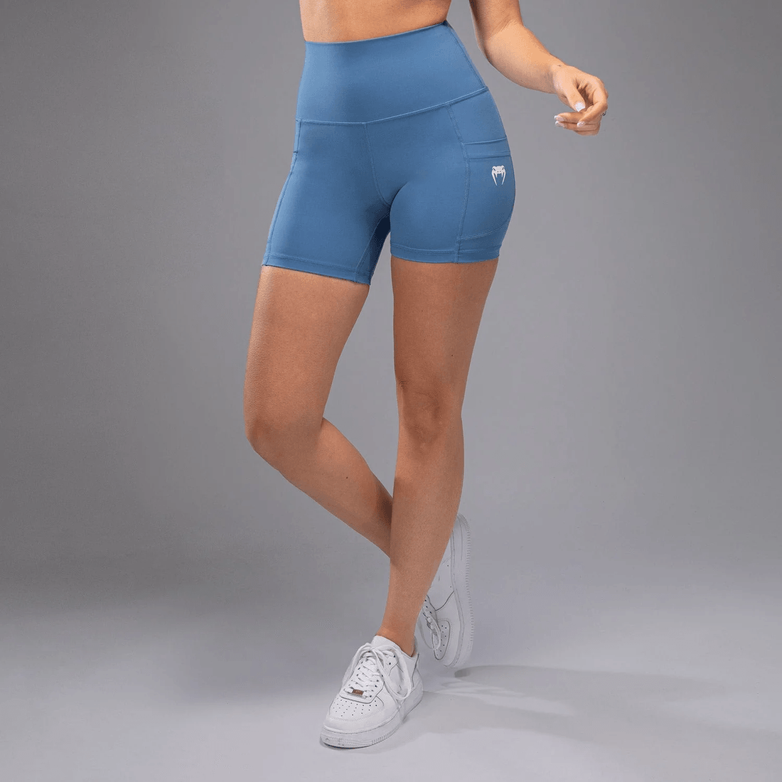 Venum Essential Women's Bike Shorts - Storm Blue