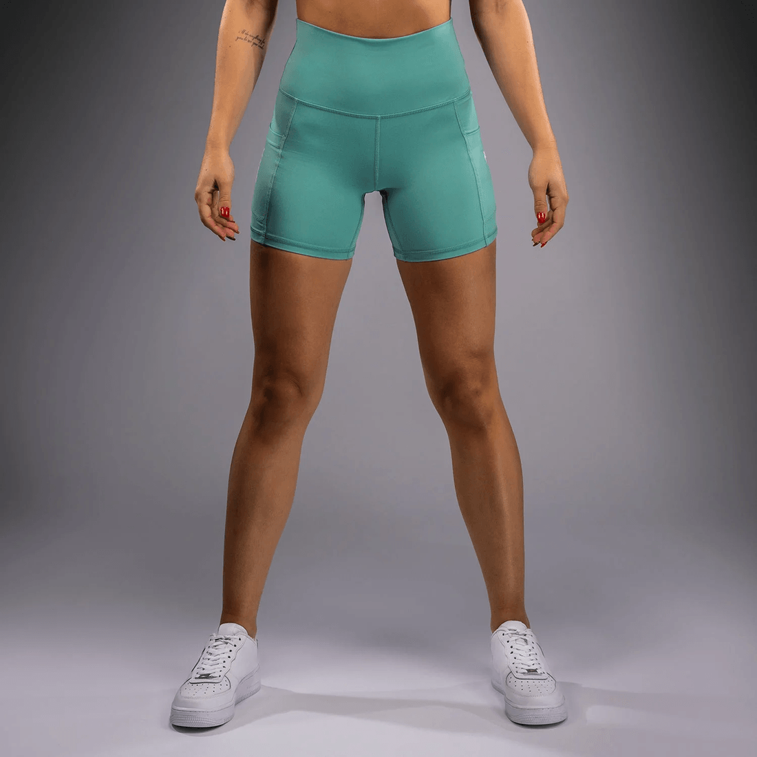 Venum Essential Women's Bike Shorts - Aqua Green