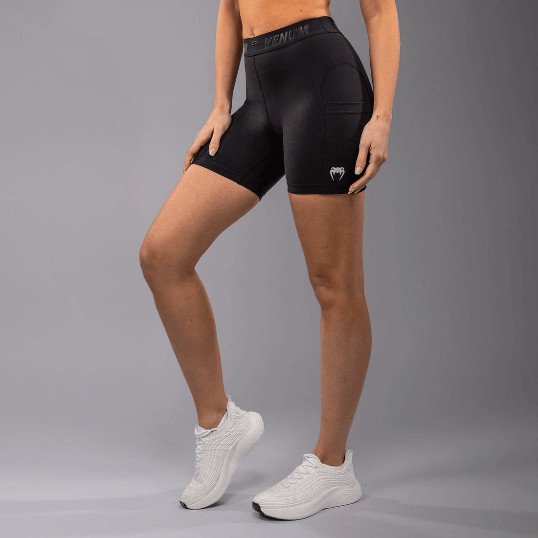 Venum Elevate Women Long ValeTudo Shorts- Black