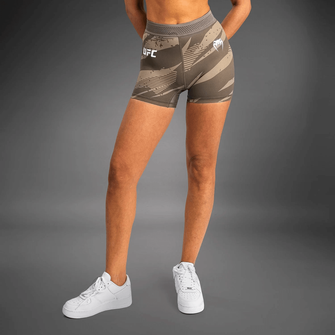 UFC Adrenaline by Venum Fight Week Women’s Vale Tudo Short - Desert Camo
