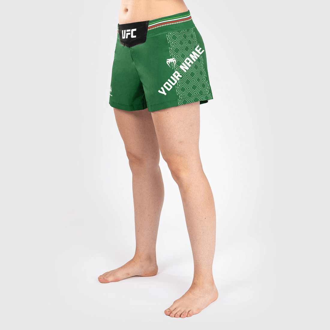 UFC Noche by Venum Personalized Authentic Fight Night Women’s Fight Short – Green