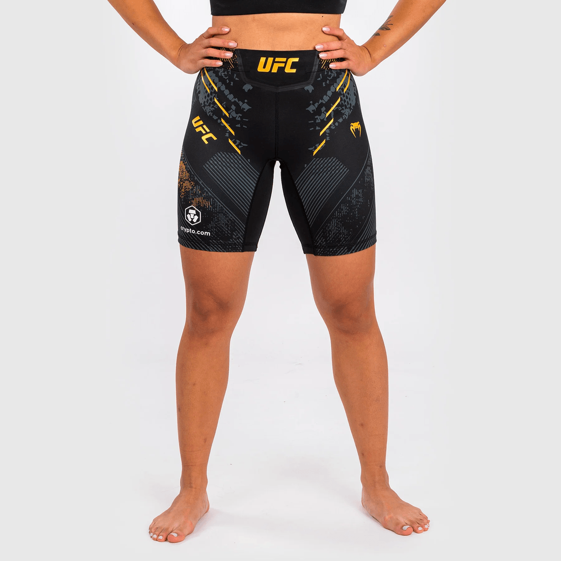 UFC Adrenaline by Venum Authentic Fight Night Women’s Vale Tudo Short - Long Fit - Champion