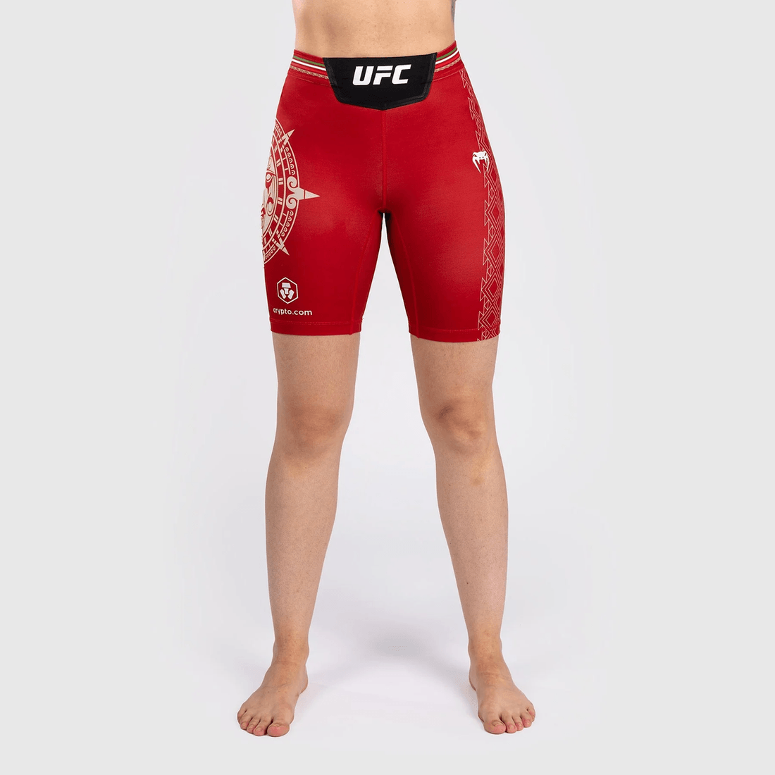Noche UFC by Venum Authentic Fight Night Women’s Vale Tudo Short - Long Fit - Red
