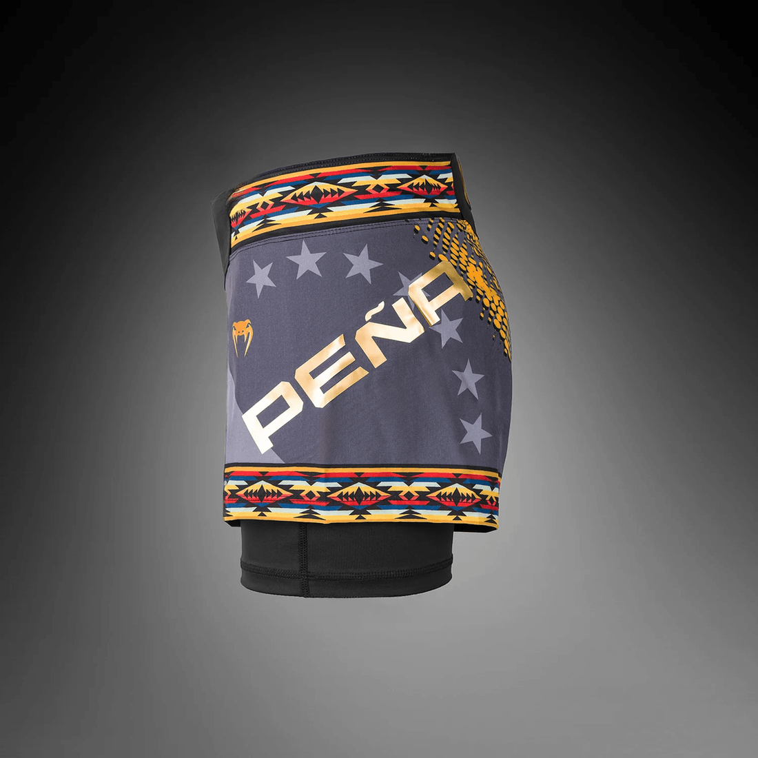 Women’s UFC Unrivaled by Venum Black Julianna Peña Short Fit Fight Short