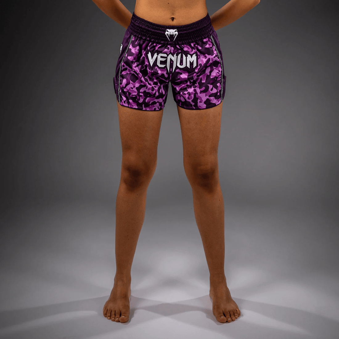 Venum Iris Muay Thai Shorts - Plum/pink