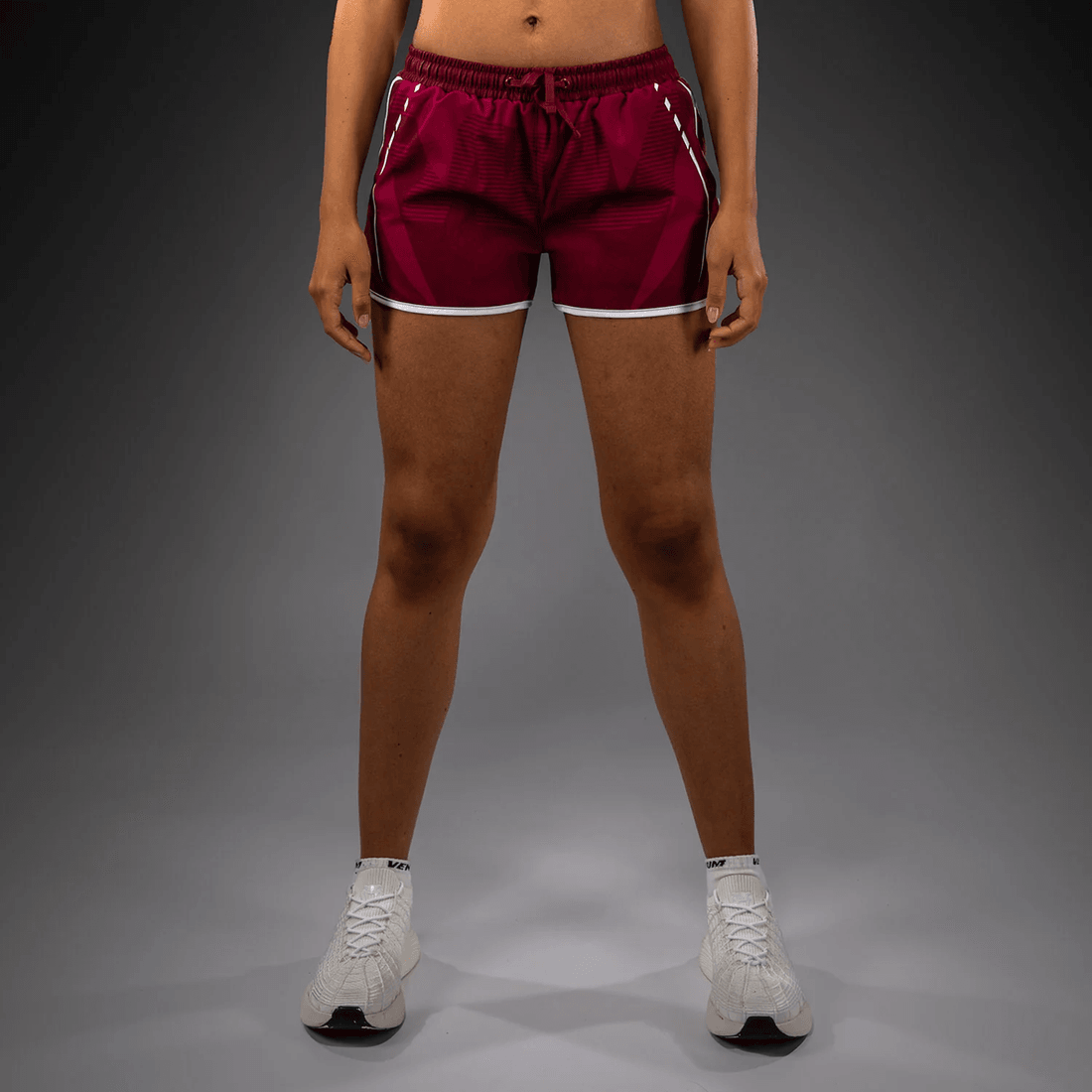 Venum Adrenaline Women's Training Shorts - Burgundy/ Pink