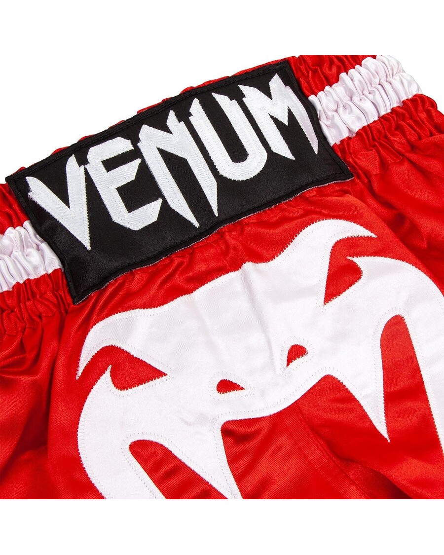 Venum Bangkok Inferno Muay Thai Short Voor Kinderen - Rood/wit