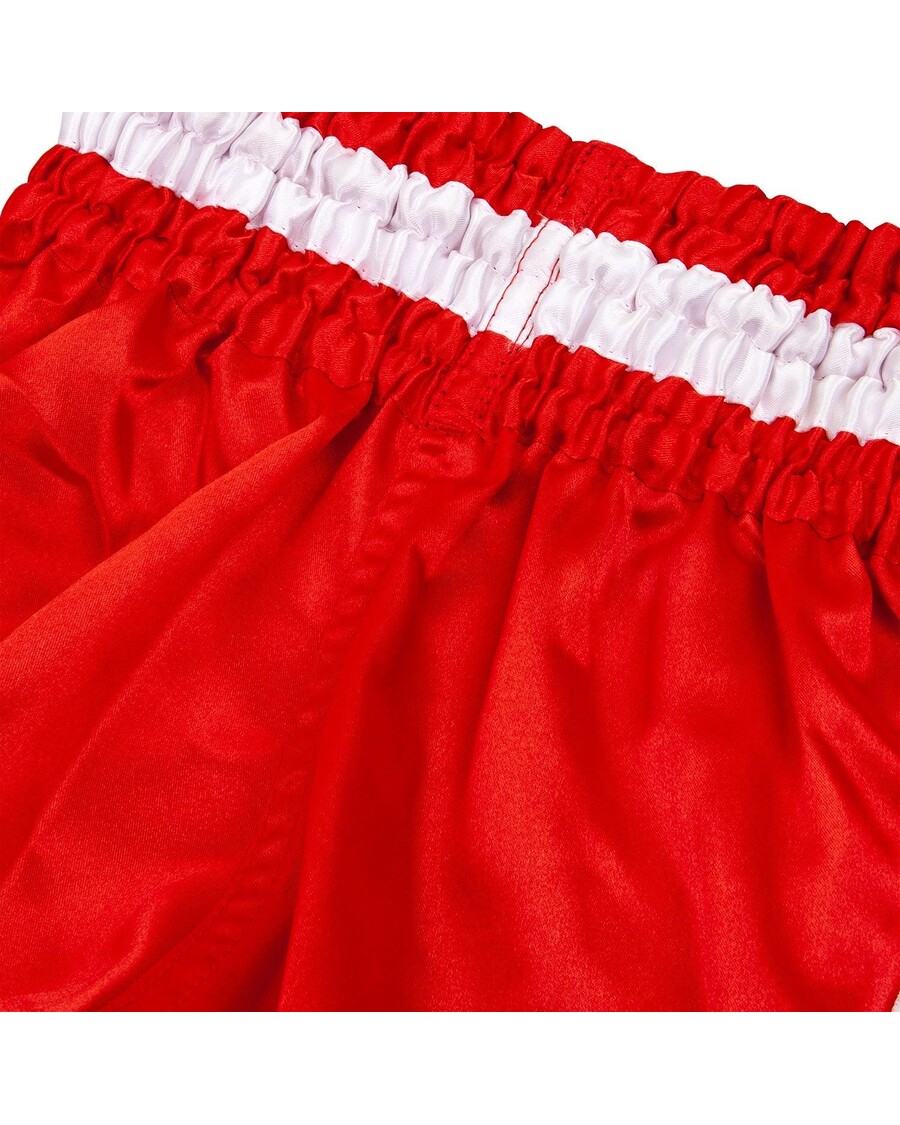 Venum Bangkok Inferno Muay Thai Short Voor Kinderen - Rood/wit