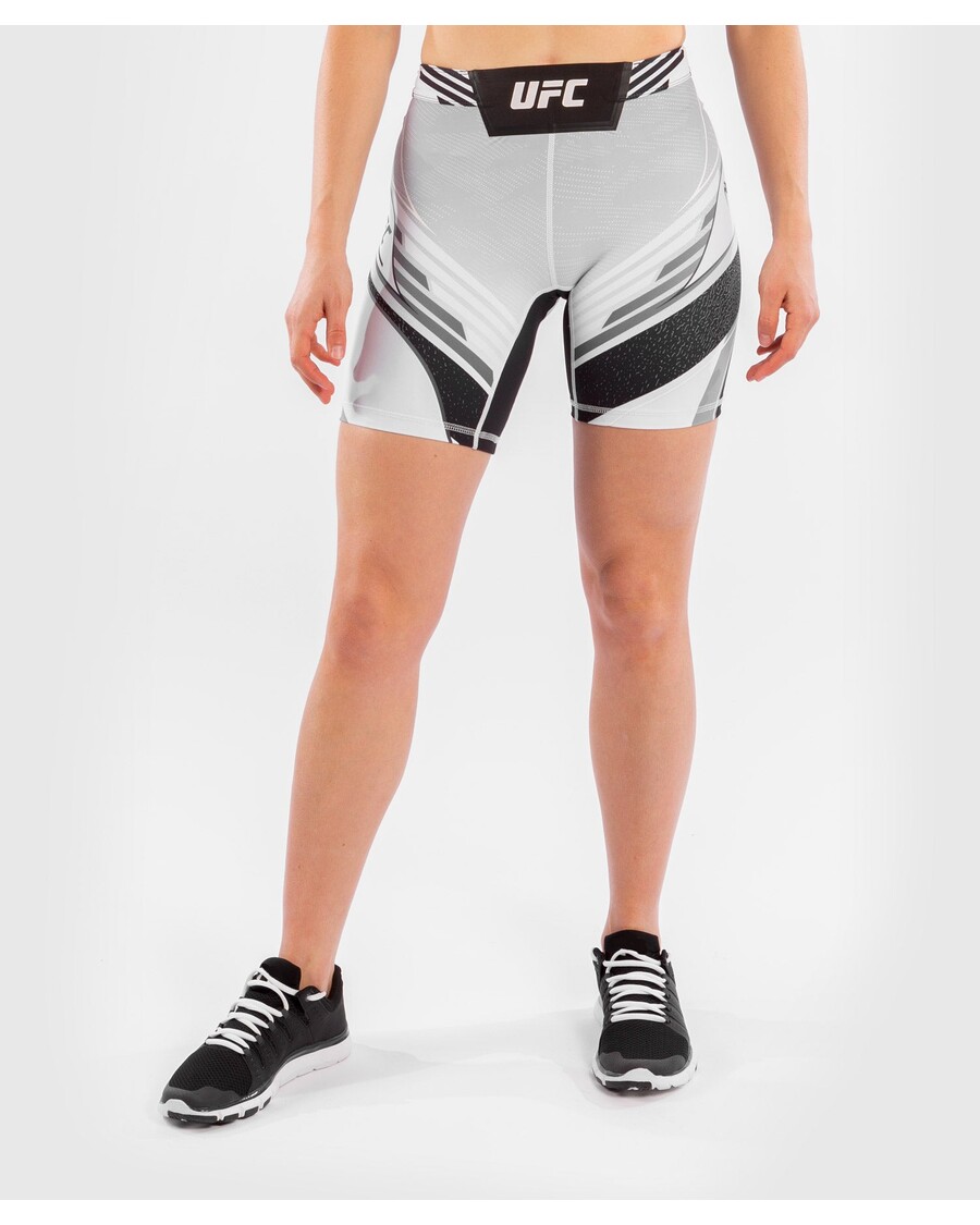 Celana Pendek Vale Tudo Wanita Ufc Venum Authenticfight Night - Long Fit - Putih
