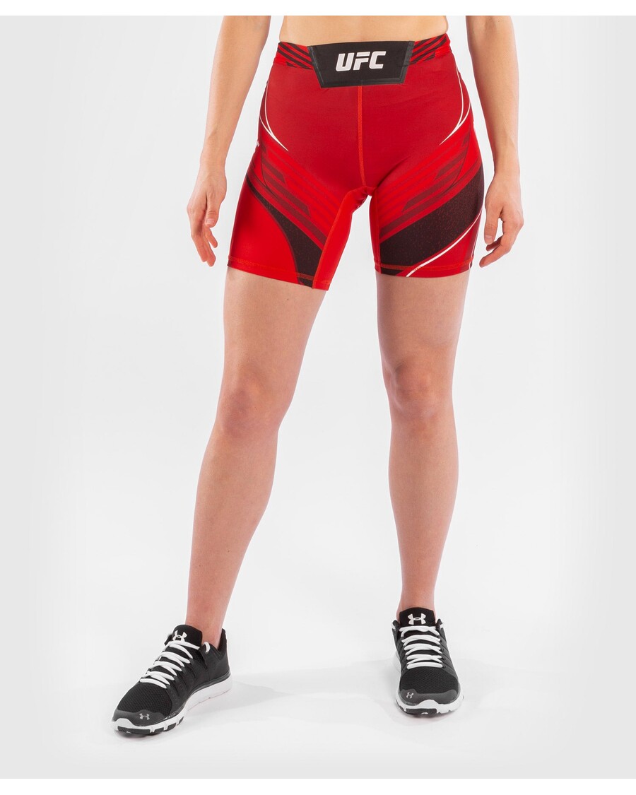 Celana Pendek Vale Tudo Wanita Ufc Venum Authenticfight Night - Long Fit - Merah