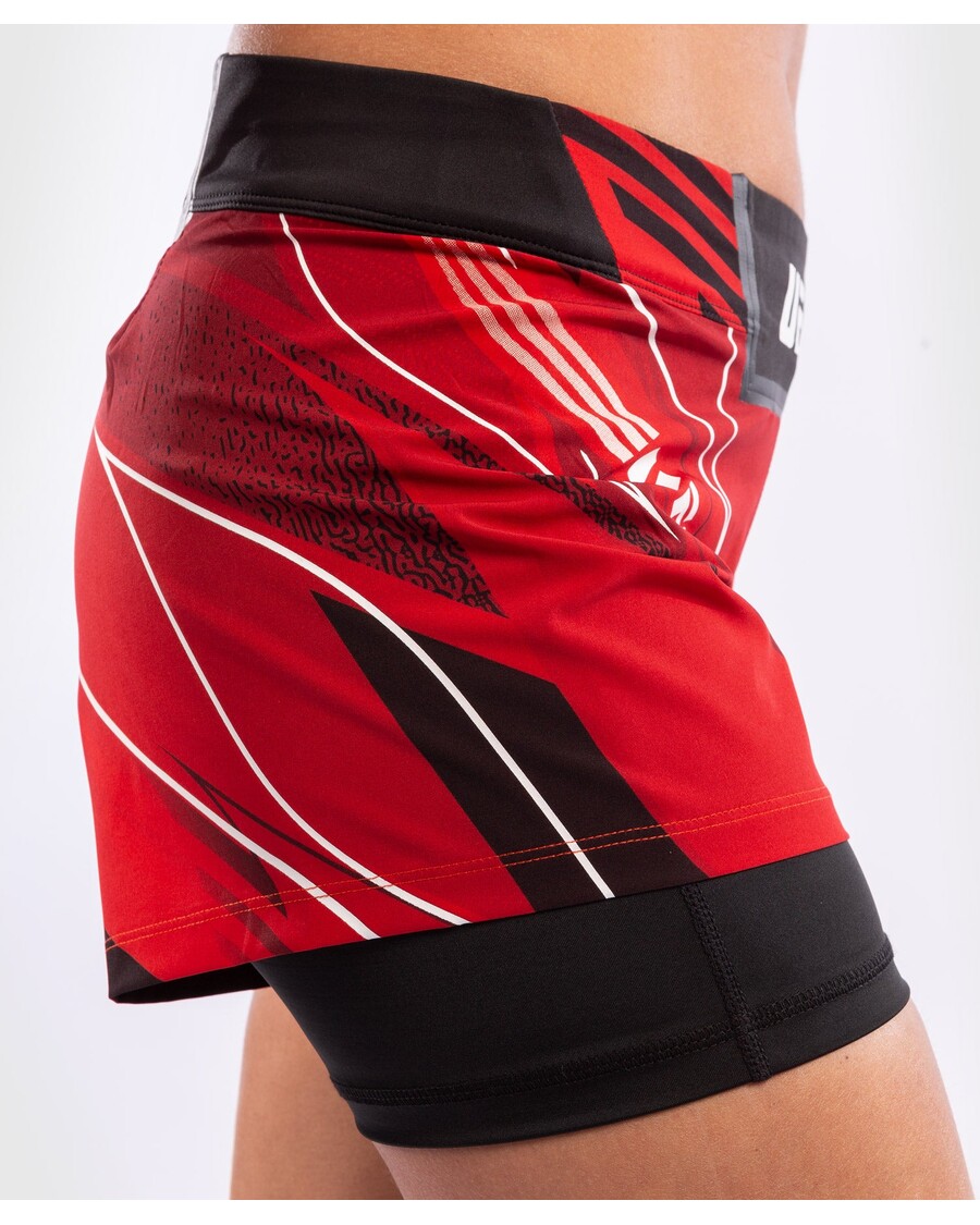 Dámské Kraťasy Ufc Venum Authentic Fight Night - Krátký Střih - červená