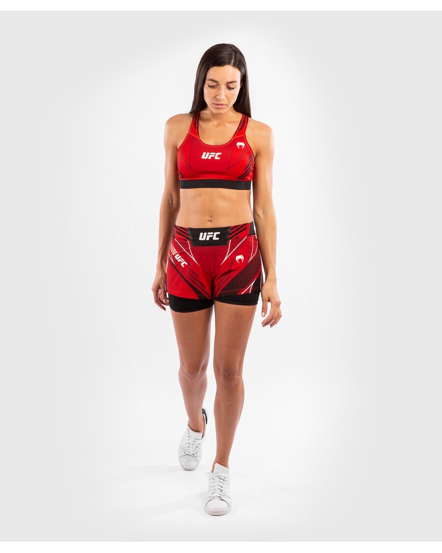 Dámské Kraťasy Ufc Venum Authentic Fight Night - Krátký Střih - červená