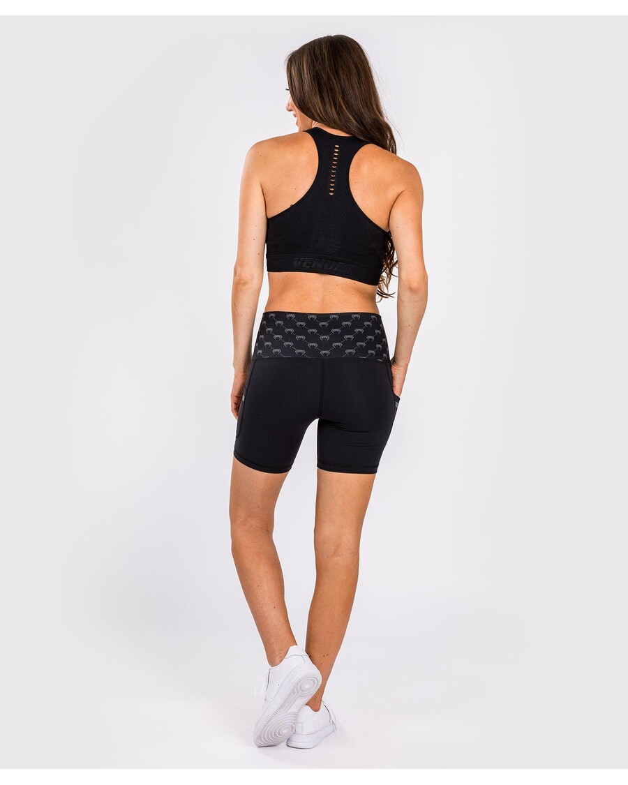 Venum Monogrammi Kompressiohousut - Naisille - Musta/vaaleanpunainen Kulta