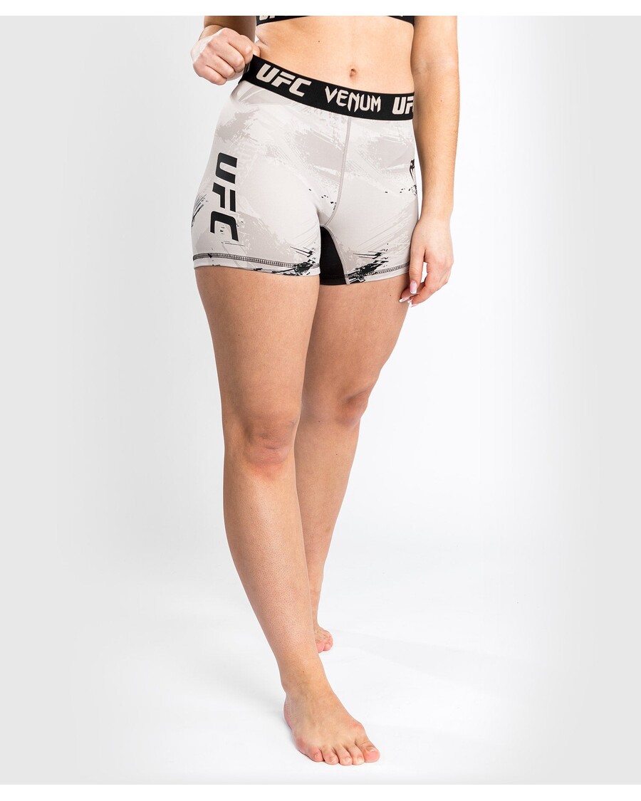 Ufc Venum Authentic Pertarungan Minggu 2.0 Wanita Vale Tudo Pendek - Pasir/hitam