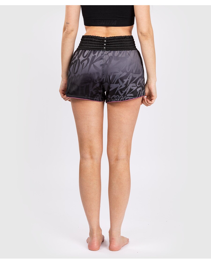 شورت Venum X Kaz Muay Thai - أسود