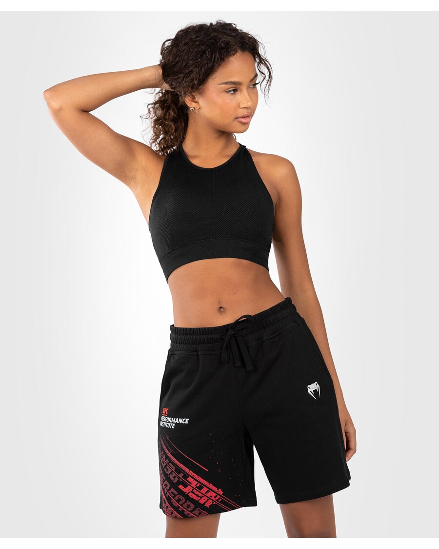 Ufc Venum Performance Institute 2.0 כותנה קצר - שחור/אדום