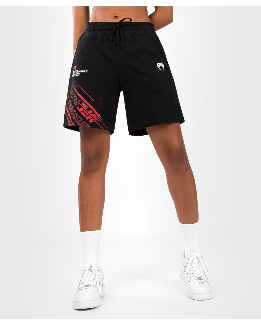 Ufc Venum Performance Institute 2.0 כותנה קצר - שחור/אדום