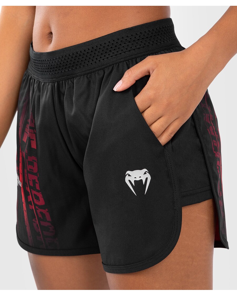 Ufc Venum Performance Institute 2.0 Dames Performance Short - Zwart/rood