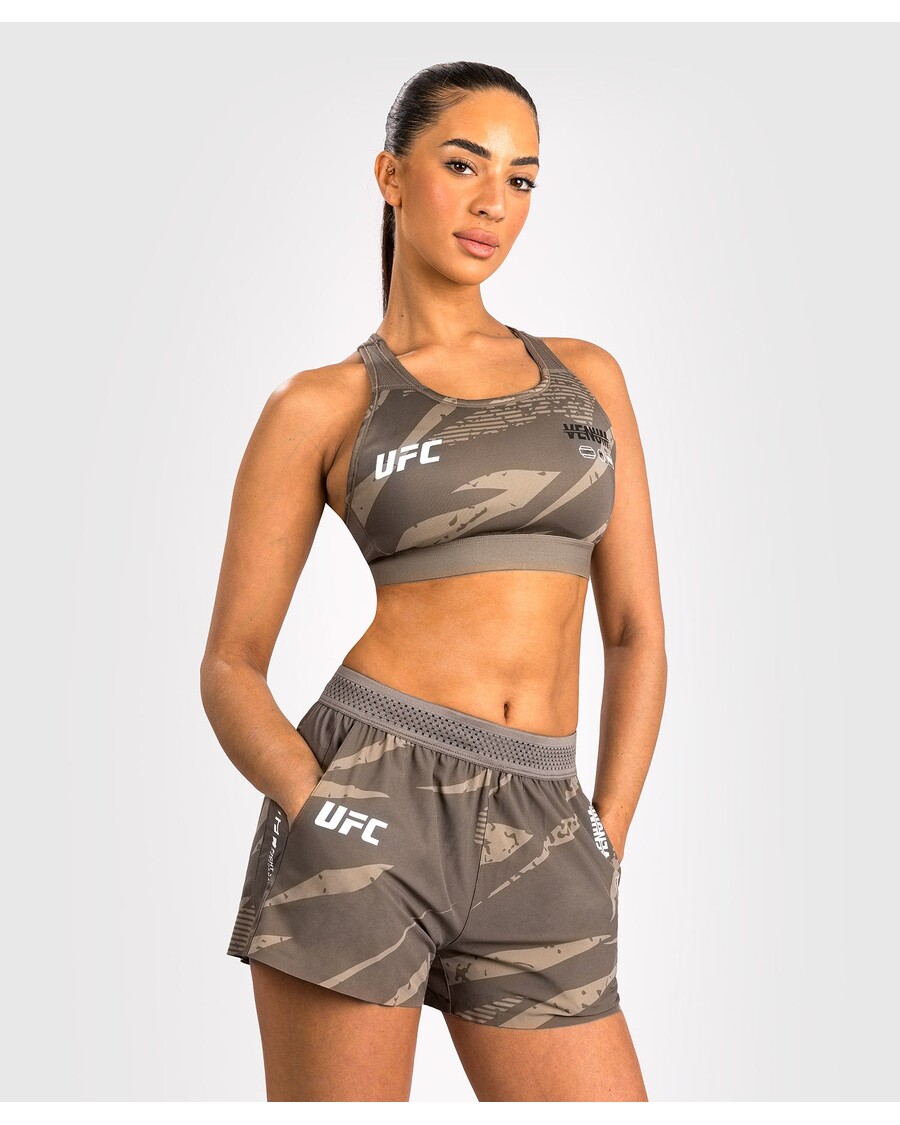 Ufc Adrenaline Van Venum Fight Week Damesprestatie Kort - Woestijncamo