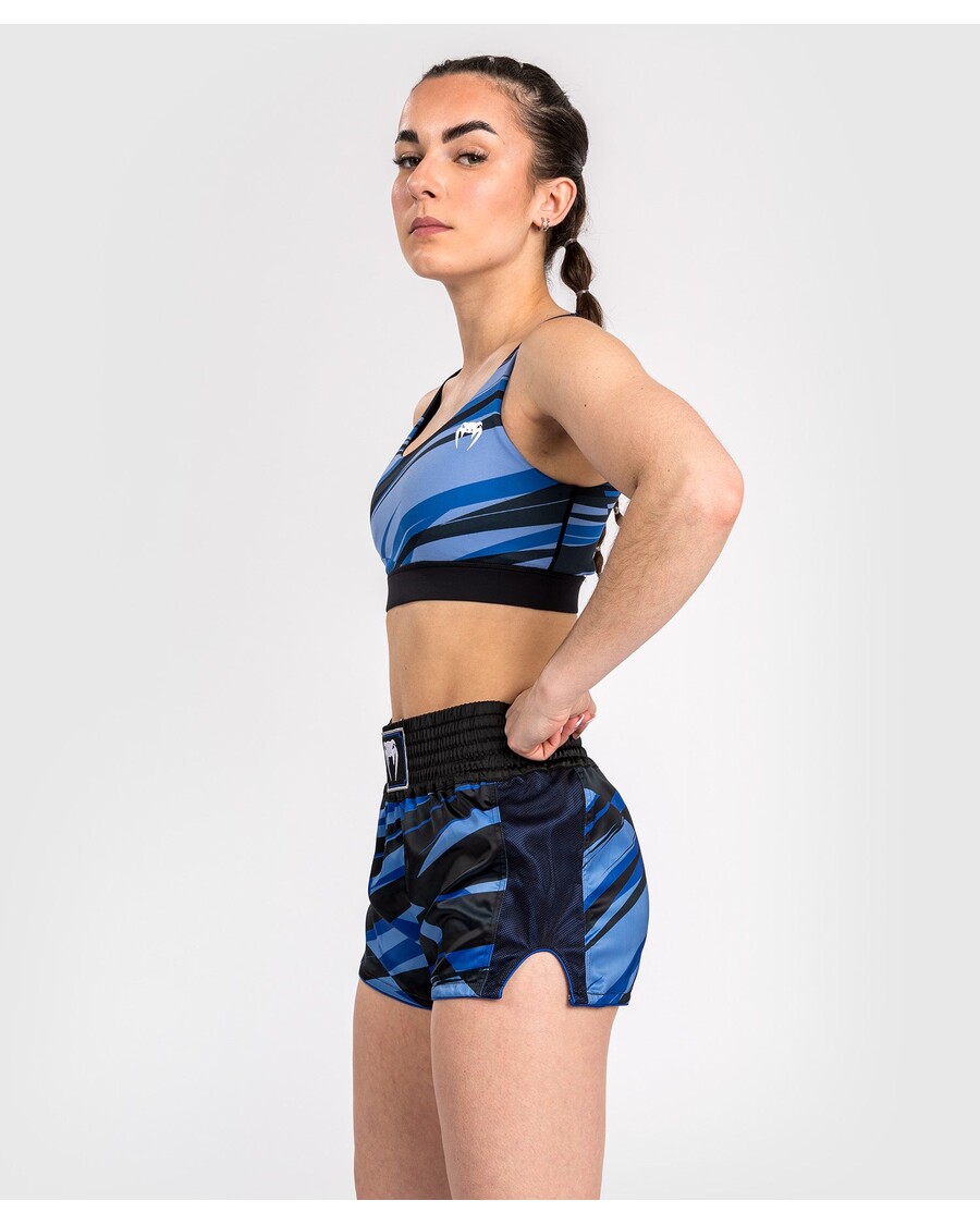 מכנסיים קצרים מואי תאי לנשים Venum Abyss - צללית כחולה
