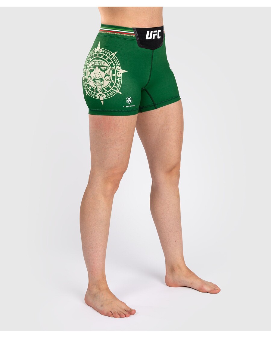 Noche Ufc מאת Venum אותנטי קרב לילה לנשים ואלי טודו קצר - קצר בכושר - ירוק