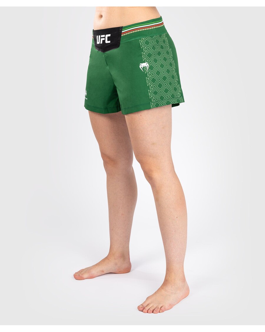 Noche Ufc By Venum אותנטי קרב לילה קרב נשים קצר - ירוק