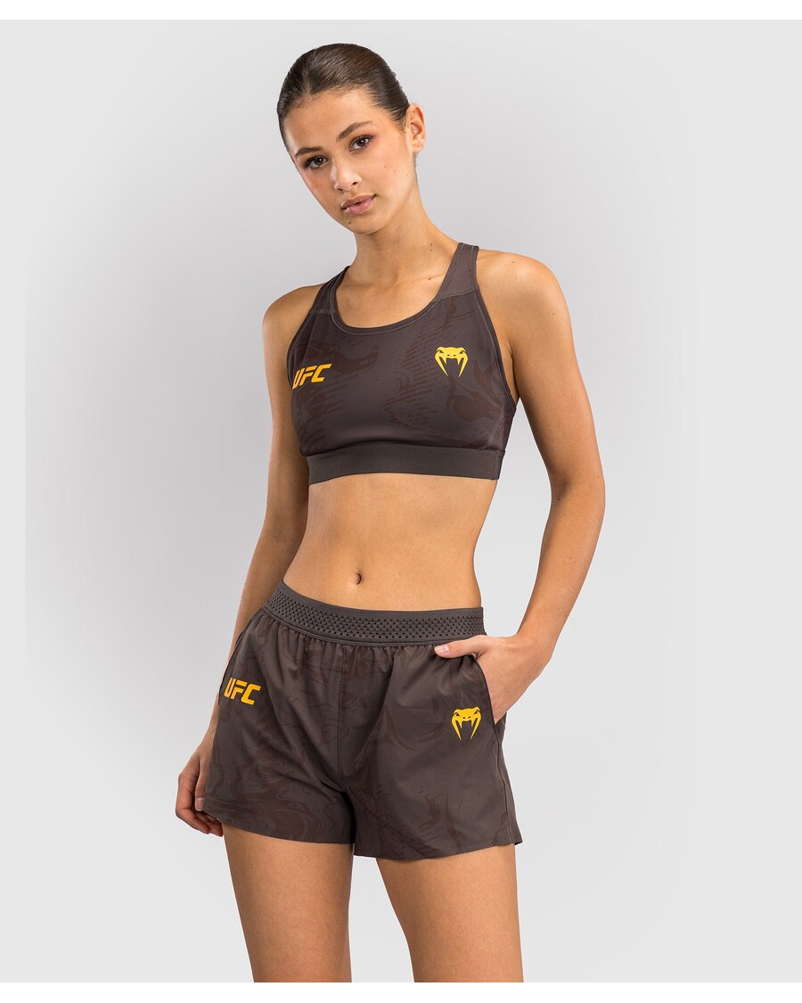 Ufc Fusion Van Venum Fight Week Damesprestatie Kort - Aardebruin