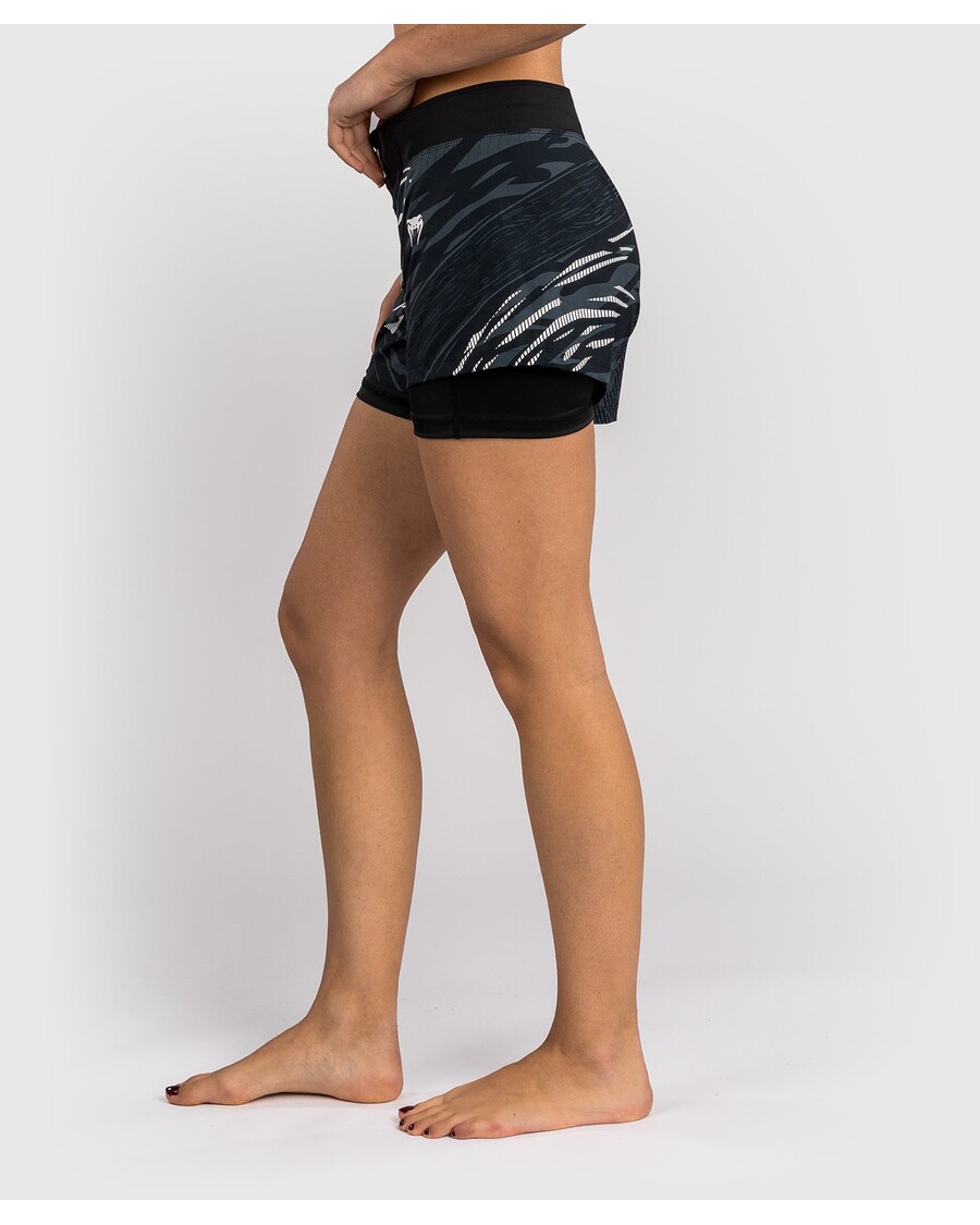 Ufc Fusion By Venum Authentieke Fight Night Damesgevechtshort - Zwart