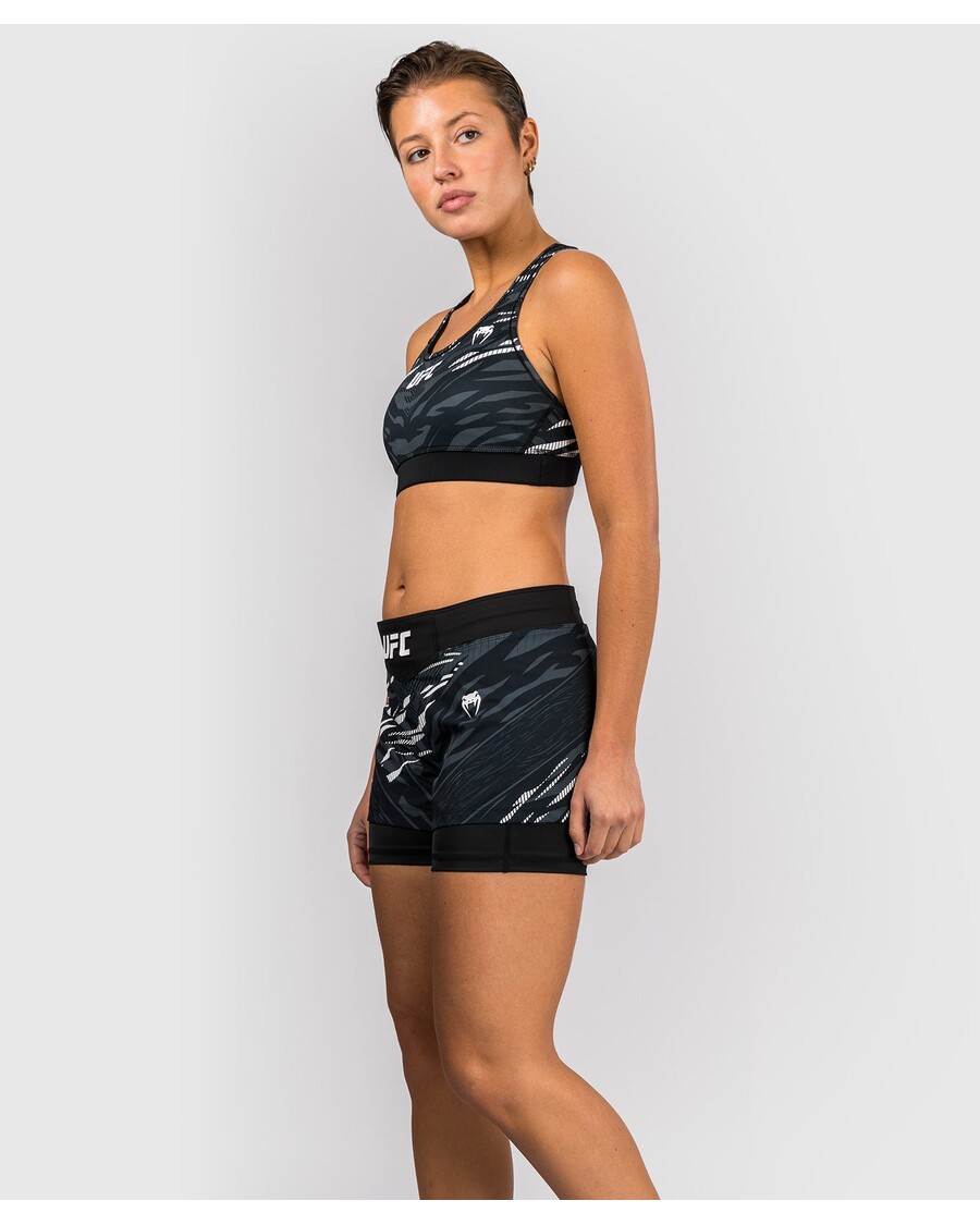 Pantaloncini Da Combattimento Da Donna Ufc Fusion Di Venum Personalizzati Autentici Fight Night - Neri