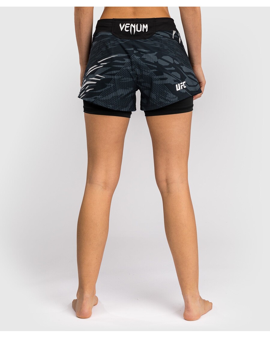 Pantaloncini Da Combattimento Da Donna Ufc Fusion Di Venum Personalizzati Autentici Fight Night - Neri