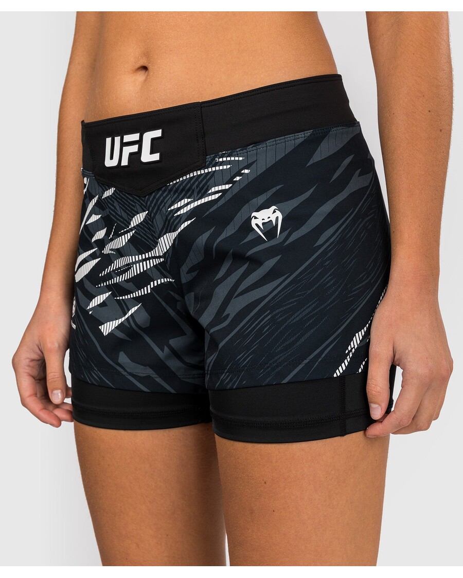 Pantaloncini Da Combattimento Da Donna Ufc Fusion Di Venum Personalizzati Autentici Fight Night - Neri