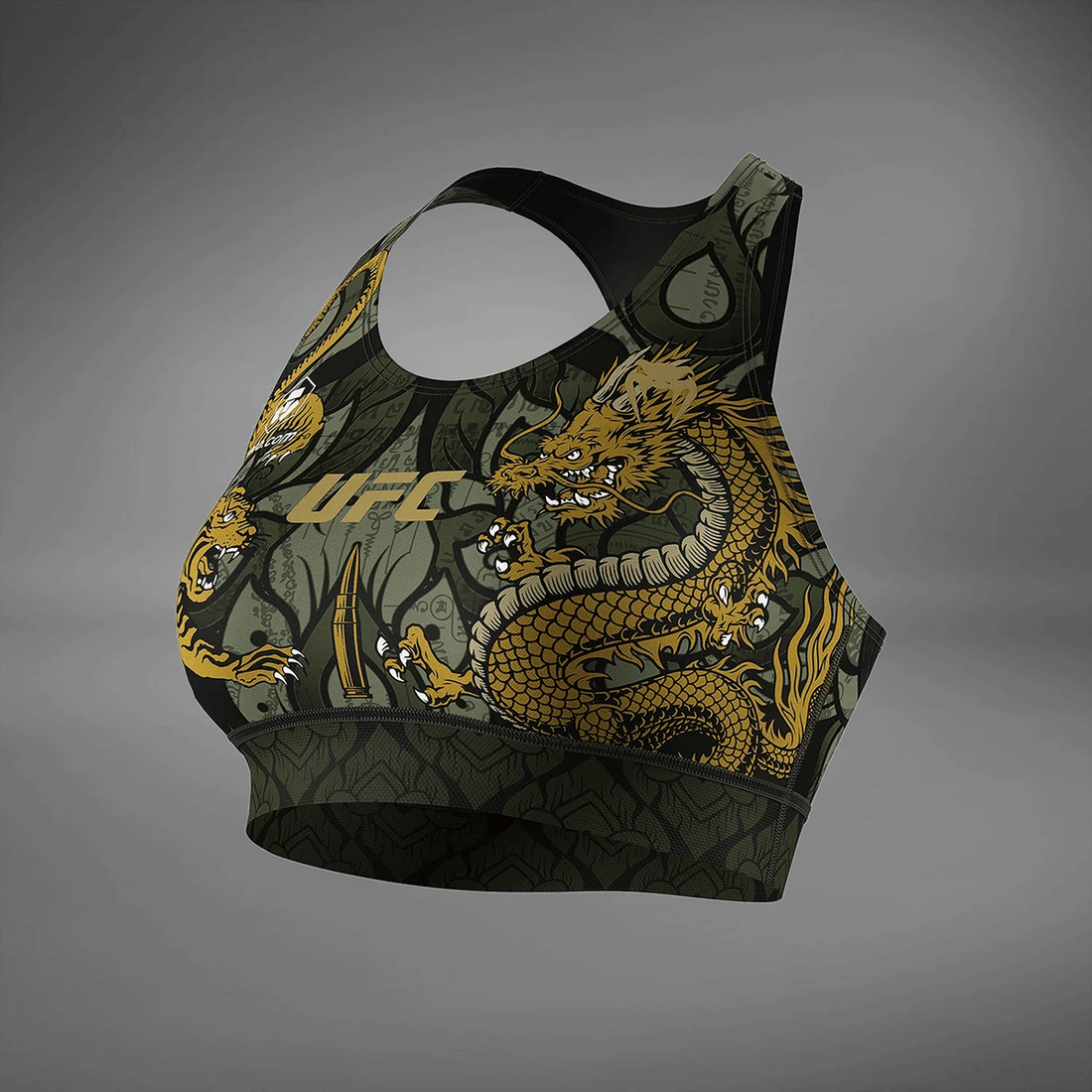 Women’s UFC Unrivaled by Venum Green Valentina Shevchenko Sports Bra