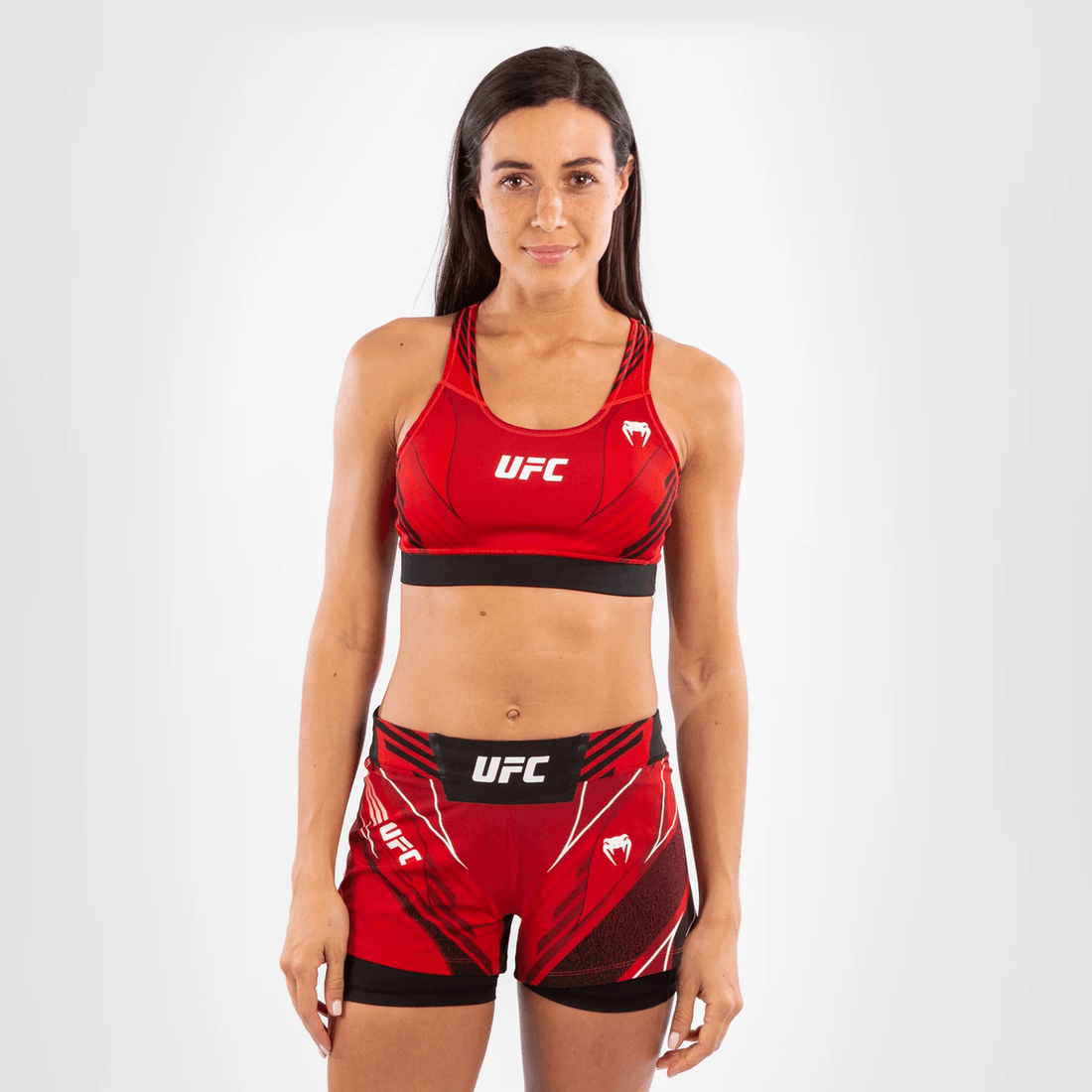 UFC Venum Authentic Fight Night Women's Sport Bra - Red