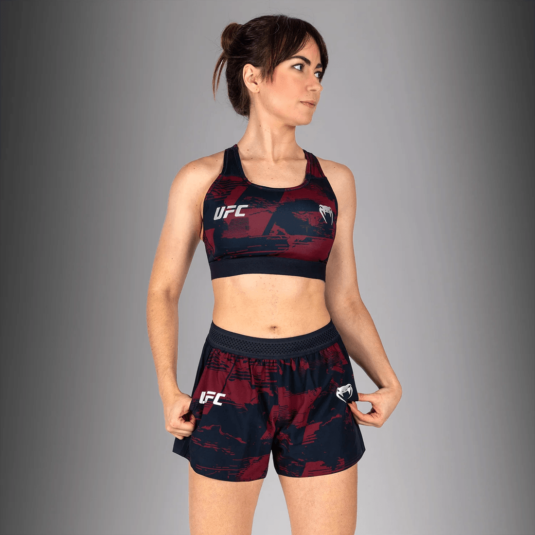 Women's UFC Zenith by Venum Burgundy Authentic Fight Week Sports Bra
