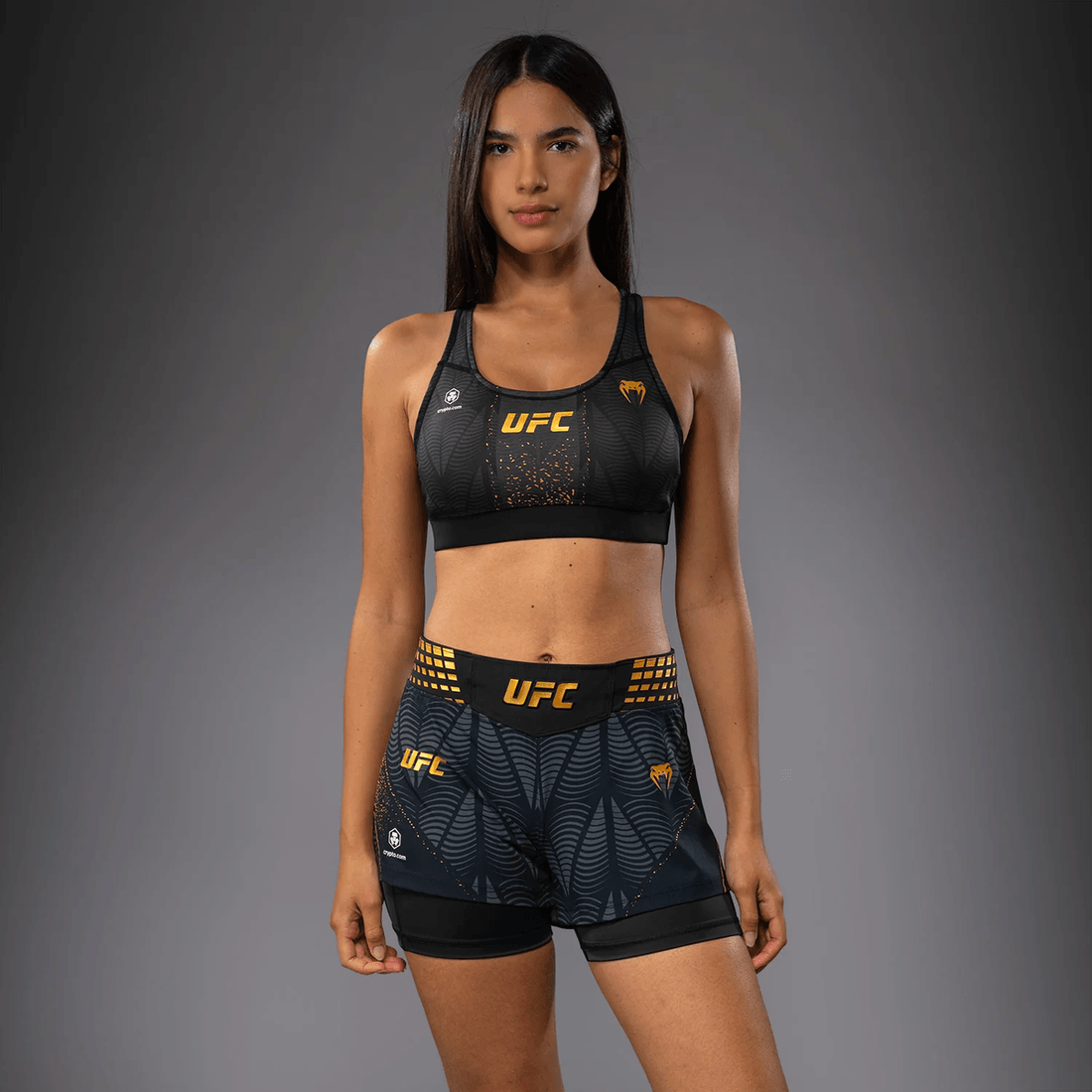 Women's UFC Zenith by Venum Champion Authentic Fight Night Sports Bra
