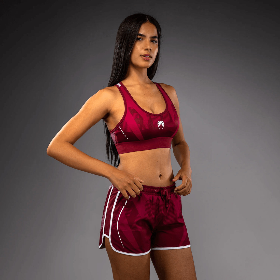 Venum Adrenaline Women's Sports Bra - Burgundy/ Pink